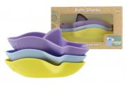 Silicone Bath Sharks Yellow Purple