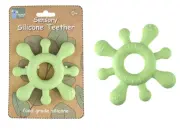Silicone Splash Teether Green
