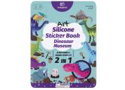 Silicone Sticker Book Dinosaurs