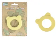 Silicone Bear Teether Yellow