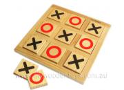 Simple Wooden Naughts & Crosses