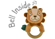 Snuggle Hugsworth Lion Wooden Ring Rattle