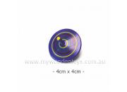 Wooden Spinning Top Purple