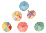Spinning Tops Set of Six