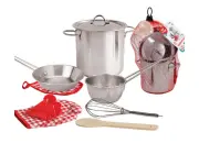 Stainless Steel Cooking Toy Playset