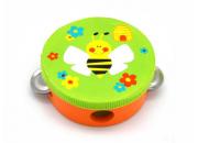 Wooden Toy Tambourine Bee