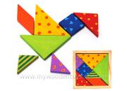 Mini Wooden Tangram Puzzle