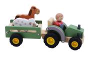 Tractor Trailer Farm Animal Green