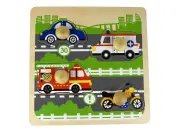 Traffic Big Peg Puzzle