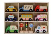 Transport Street Sign Set in Box