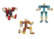 Cube Robots Set of Three