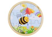9pcs Jigsaw Puzzle  Bee Rainbow