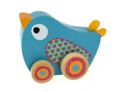 Wooden Walking Music Box Bird