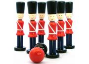 Bowling Soldiers Wooden Skittle Game