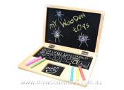 Wooden Blackboard Laptop Toy