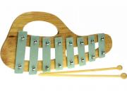 Wood and Metal Curved Xylophone