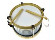 Wooden Marching Drum Grey