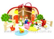 Farm House Wooden Play Set