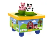 Wooden Music Box Farm