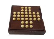 Wooden Solitaire Game