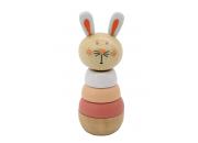 Wooden Rabbit Stacking Rings