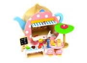 Wooden Teapot Cafe Play Set