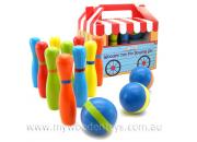 Wooden Ten Pin Bowling Game