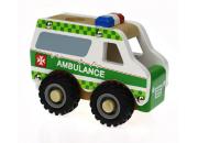 Wooden Toy Ambulance