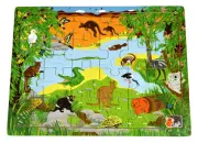 Wooden Puzzle Australian Animals