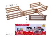 Wooden Toy Hinged Farm Fence