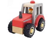 Wooden Toy Red Tractor