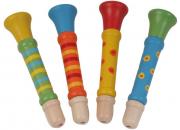 Mini Toy Trumpet Set of Four