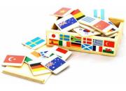 World Flag Wooden Memory Game