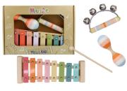 Xylophone Bell Maraca Music Set Orange