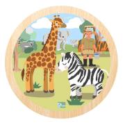9 Piece Jigsaw Puzzle Giraffe Zebra