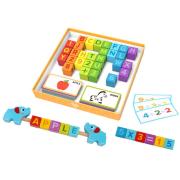 Alphabet and Number Block Puzzle Game