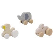 Animal Push Car Set of Three