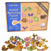 Animal Matching 2 Piece Puzzle 66 Pieces