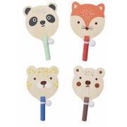 Animal Paddle Ball Game Set of Four