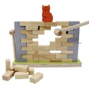 Balance Kitty on the Blocks