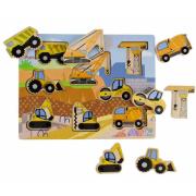 Chunky Construction Vehicle Puzzle