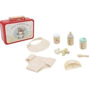 Doll Nursing Playset In Tin Case