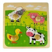 Farm Animal Big Peg Puzzle