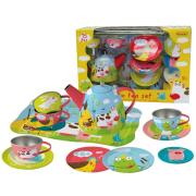 Tin Tea Set Farm Animals 15 Piece