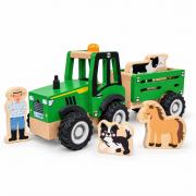 Farm Tractor and Animal Playset