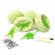 Glow In The Dark Dino Egg Dig Kit Set of Four