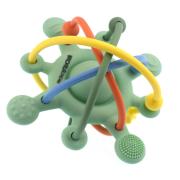 Green Sensory Space Rattle Teether