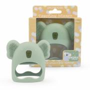 Silicone Koala Teething Mitten Green