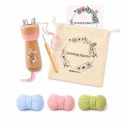 Gum Blossom Knitting Doll
