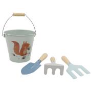 Kids Garden Tool Set Blue 4pcs